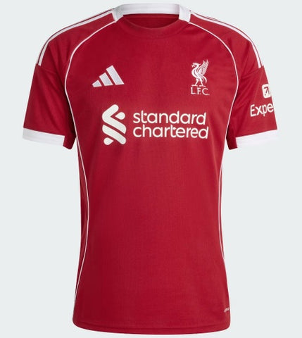 Liverpool Jersey 2025/26 Home by Adidas