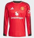Manchester United Jersey Home 2025/26 by Adidas in Long Sleeve