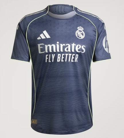 Real Madrid Match Authentic Away Jersey 2025/26 by Adidas in Short Sleeve