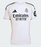 Real Madrid Home Jersey 2025/26 by Adidas in Short Sleeve