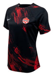 Women's Nike Black Canada Women's National Team 2023 Pre-Match Training Jersey