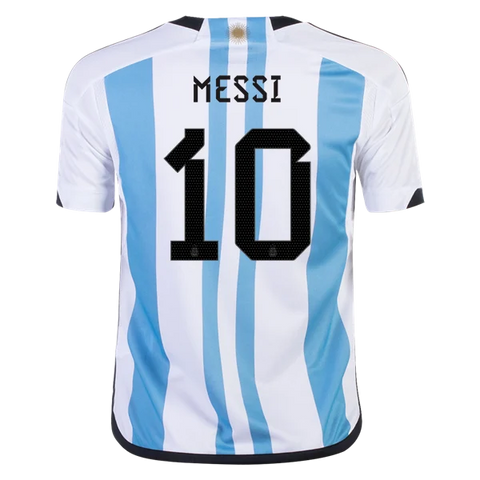 Argentina 2023 Jr 3 Star Lionel Messi Jersey